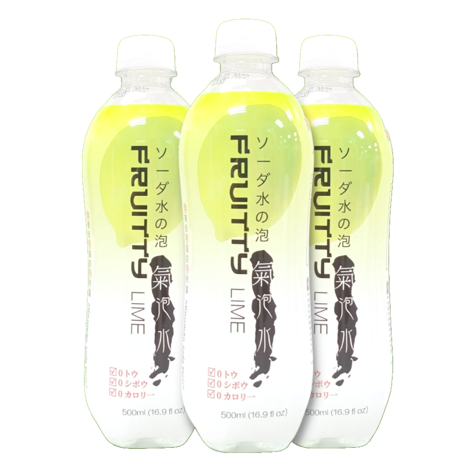 Fruitty Sparkling Water Lime 500ml - new